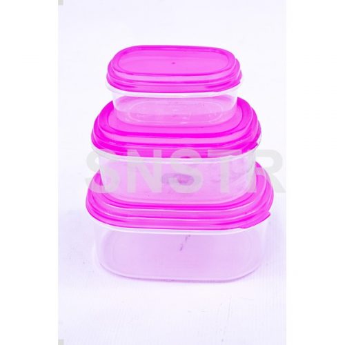 Container 03 Pcs Oval